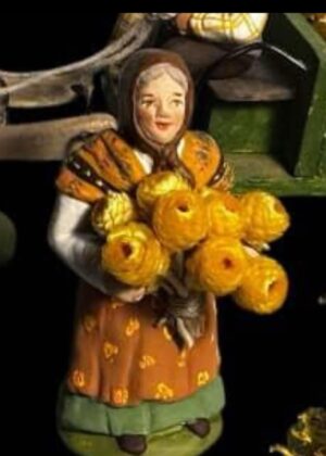 LA PAYSANNE AVEC L'IMMORTELLE