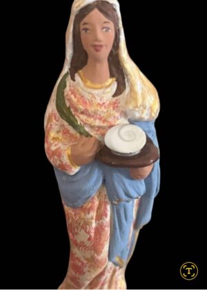 LA VIERGE AVEC L'OEIL DE SAINTE LUCIE 9 cm