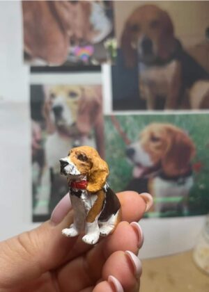BEAGLE (fait à partir d'une photo) 5 cm