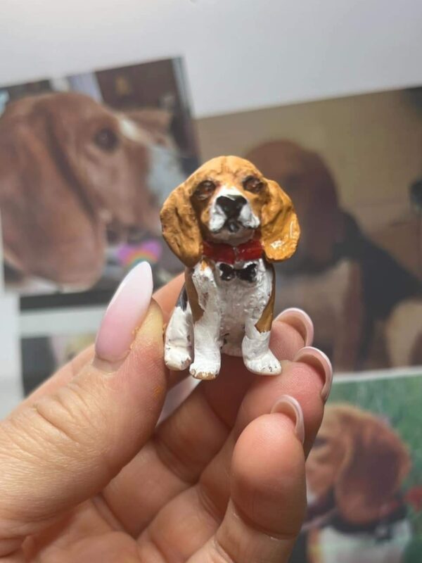 BEAGLE (fait à partir d'une photo) 5 cm