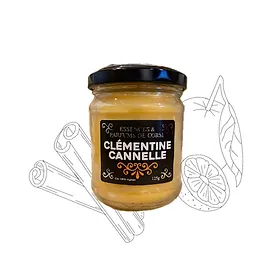 BOUGIE DECORATION CLEMENTINE CANNELLE